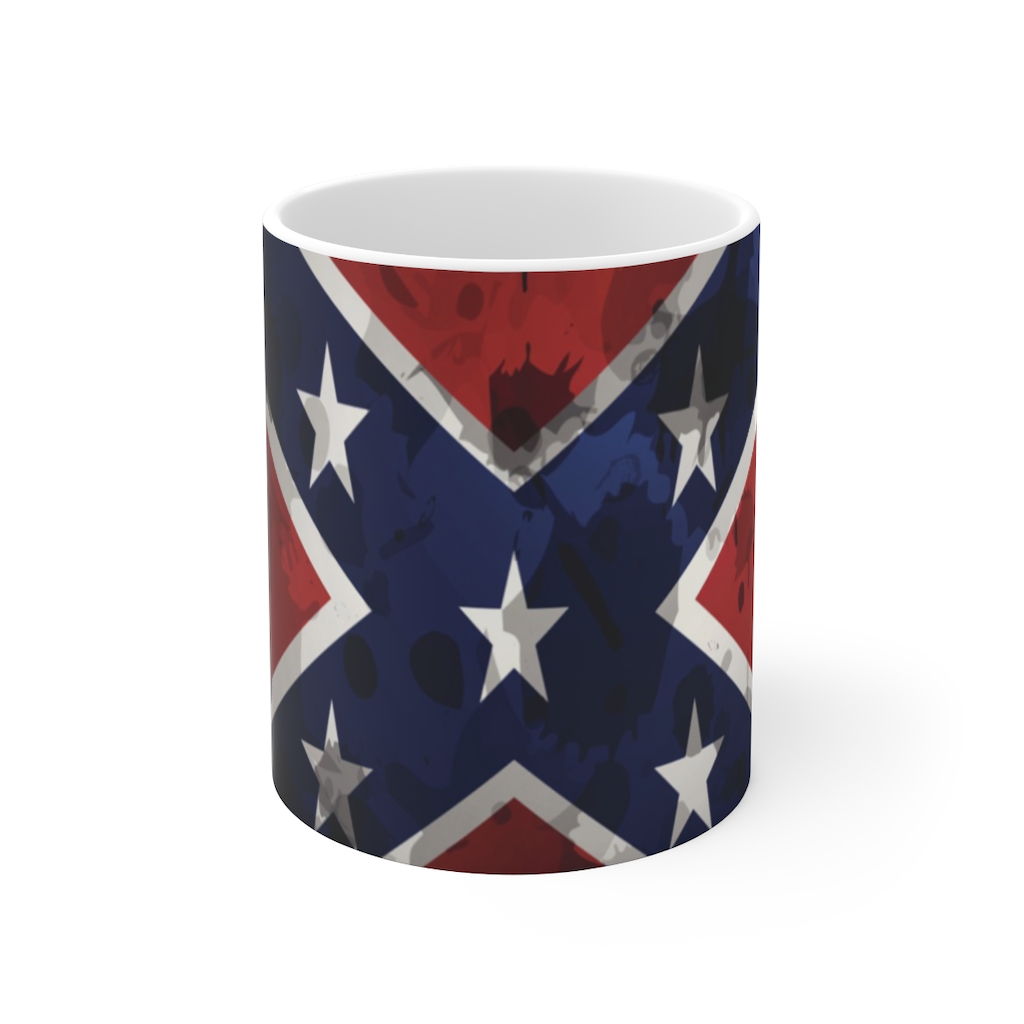 Rebel Flag Mug Vintage