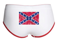 boy shorts underwear with rebel flag
