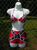 rebel flag bikini top